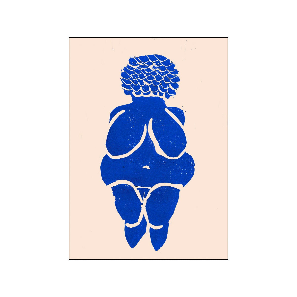 Sissan Richardt plakat - Goddess Of Fertility Blue
